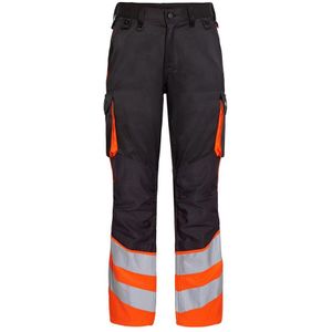 F. Engel 2547 Safety Light Trouser Repreve Anthracite/Orange maat 68