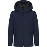 Clique Padded Hoody Softshell Junior Kinderen Dark Navy maat 110-120