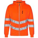 F. Engel 8025 Safety Sweat Cardigan Orange