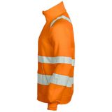 Jobman 5172 Hi-Visweatshirt Jacket Oranje maat L