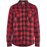 Blåkläder 3288-1168 Overhemd Flanel Rood/Zwart maat 4XL