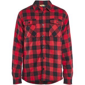 Blåkläder 3288-1168 Overhemd Flanel Rood/Zwart maat 4XL