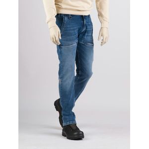 247Jeans cheetah Workwear W07 Medium Blue Denim Used Men Workwear Fit 28-34