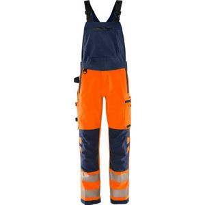 Fristads High vis Green Amerikaanse overall stretch klasse 2 1031 GSTP Hi-Vis Oranje/Marineblauw