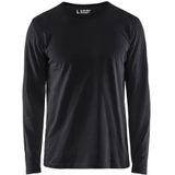 Blåkläder 3500-1042 T-shirt lange mouw Zwart