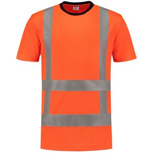 Tricorp 103005 T-Shirt RWS Birdseye Fluor Oranje maat 3XL