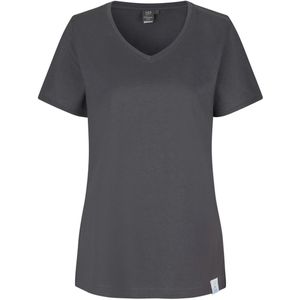 Pro Wear by Id 0373 CARE T-shirt V-neck women Silver grey