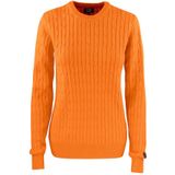 Cutter & Buck Blakely Knitted Sweater Dames Bloed Oranje