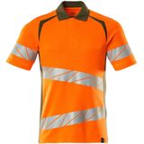 Mascot 19083-771 Poloshirt Hi-Vis Oranje/Mosgroen