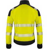 Projob 6109 Signalisatiesweater Met Lange Ritssluiting En Iso 20471 Klasse 3 Heren Geel/Zwart maat XXL