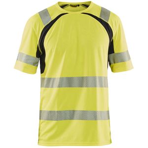 Blåkläder 3397-1013 High Vis T-shirt met UV-bescherming Geel/Zwart