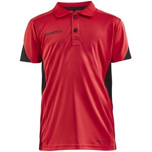 Craft - Pro Control Impact Polo J - Tennisshirt - Bright Red Black
