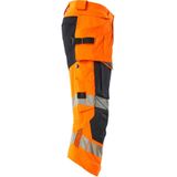 Mascot 19049-711 Driekwart broek met spijkerzakken Hi-Vis Oranje/Donkermarine