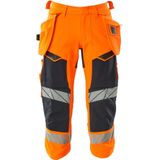 Mascot 19049-711 Driekwart broek met spijkerzakken Hi-Vis Oranje/Donkermarine