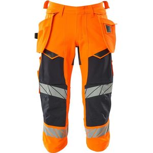 Mascot 19049-711 Driekwart broek met spijkerzakken Hi-Vis Oranje/Donkermarine