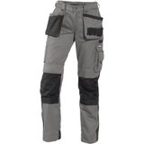 Dassy Seattle Women Tweekleurige holsterzakkenbroek met kniezakken voor dames Cementgrijs/Zwart