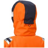 Fristads - GORE-TEX Shelljack - Hi-Vis Oranje/Marineblauw - Ademend - Waterdicht
