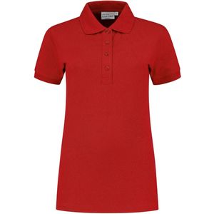 Santino Leeds Ladies Poloshirt True Red maat 6XL