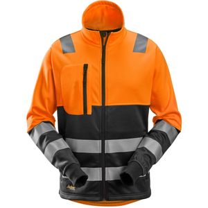 Snickers 8035 AllroundWork High-Vis Jack met rits Klasse 2 High-Vis Oranje/Zwart