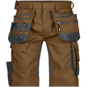 Dassy Trix Holsterzakkenshort met stretch Leembruin/Antracietgrijs maat 58