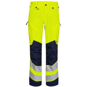 F. Engel 2544 Safety Trouser Stretch Yellow/Blue Ink