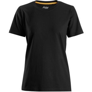 Snickers 2517 Dames T-Shirt Biologisch Katoen Zwart