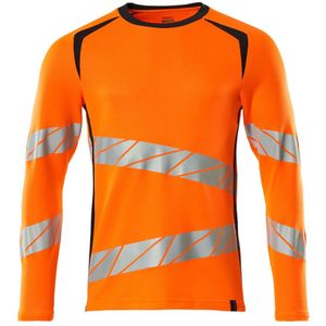 Mascot 19081-771 T-shirt lange mouwen Hi-Vis Oranje/Donkermarine
