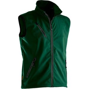 Jobman 7502 Light Softshell Vest Bosgroen maat 3XL