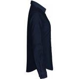Clique - Stretch Shirt L/S - Donkerblauw - Dames