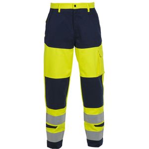 Hydrowear Mendoza Multinorm Broek Fluor Geel/Marine