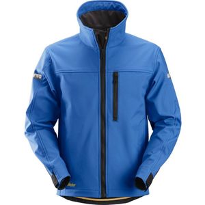 Snickers 1200 AllroundWork Soft Shell Jack Blauw/Zwart maat XL