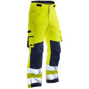 Jobman 2236 Hi-Vis Winter Trousers Star Geel/Navy maat C60