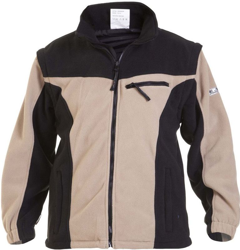 Hydrowear Kleve Fleecejack Khaki/Zwart maat XS