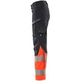 Mascot 19178-511 Dames Broek met kniezakken Donkermarine/Hi-Vis Rood