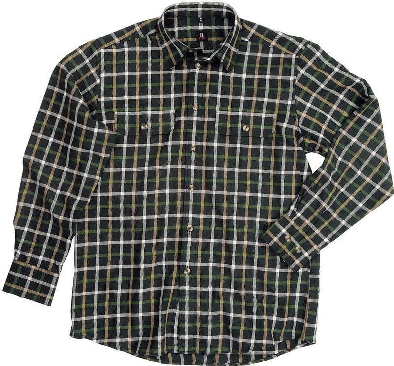 FHB Alois Werkhemd Groen-Olijfgroen maat 37/38