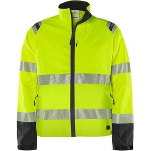 Fristads High vis Green stretch jack klasse 3 4647 GSTP Hi-Vis Geel/Zwart