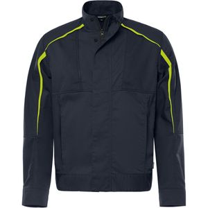 Fristads Jack 4930 GWM Donker Marineblauw/Hi-Vis Geel maat 2XL
