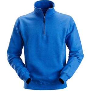 Snickers 2818 Sweatshirt met ½ Rits Blauw maat M