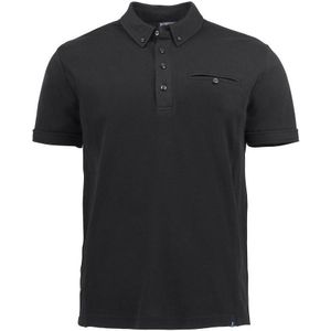 Harvest Shellden Heren Poloshirt Zwart maat S