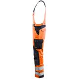 Blaklader Multinorm inherent bretelbroek 2889-1513 - High Vis Oranje/Marineblauw