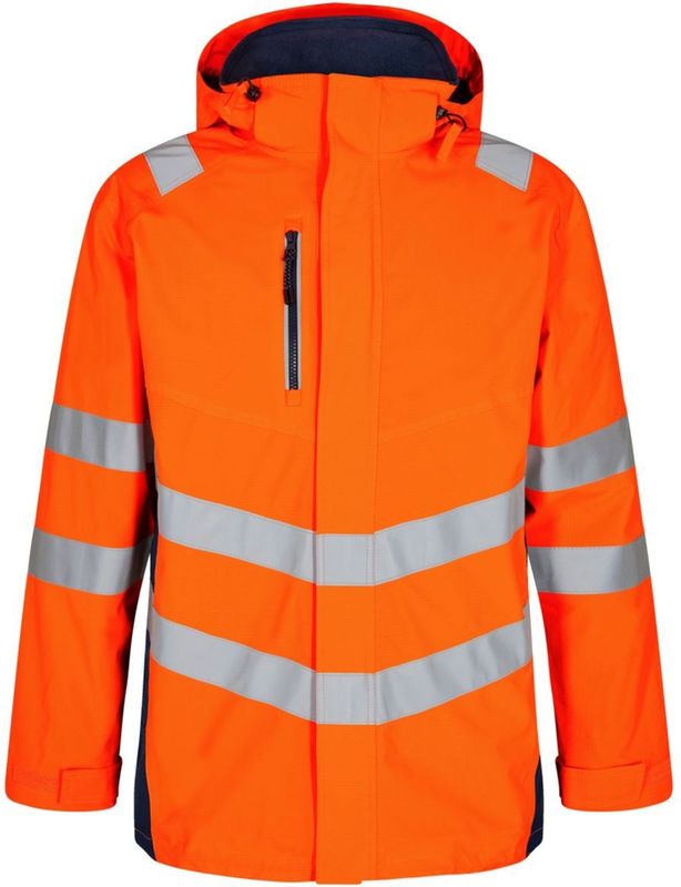 Engel - Safety Parka Shelljack 1145-930 - Hi-vis Orange - Ademend - Wind- en Waterdicht