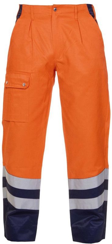 Hydrowear Hamm En20471 Broek Fluor Oranje/Marine maat 46