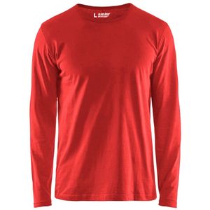 Blåkläder 3500-1042 T-shirt lange mouw Rood