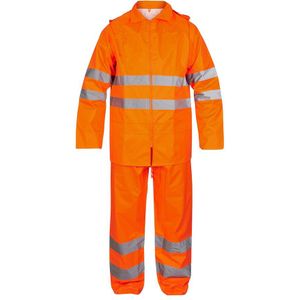 F. Engel 1916 Safety Rainwear Suit Orange maat M