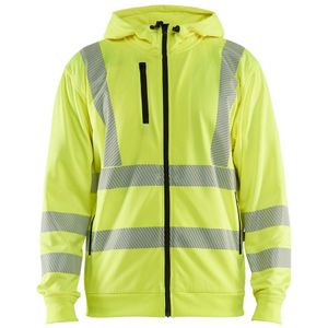 Blåkläder 3565-2538 High Vis Hoodie met rits High Vis Geel maat XS