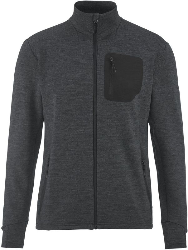 Craft Pro Explore Wool Midlayer Heren Black Melange maat S