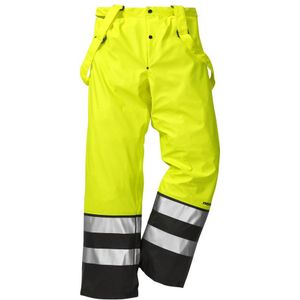 Fristads High vis regenbroek klasse 2 2625 RS Hi-Vis geel/zwart