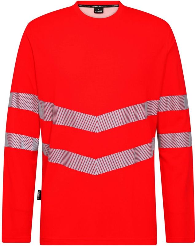 F. Engel 9555-195 Safety T-Shirt LS Red maat XS