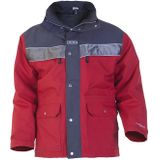 Hydrowear Kiel Parka Rood/Grijs maat XL