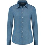Santino Felix Ladies Shirt Washed Denim maat XS